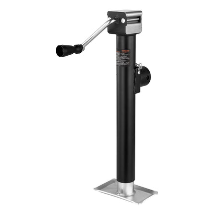 Trailer Jack Weld-on Pipe Mount Swivel Trailer Jack 5000 lbs 15' Travel