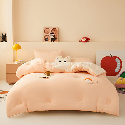 Autumn and Winter New Soft Fluffy Warm Thick Quilt, Cute Pattern, Autumn Winter Quilt Core,