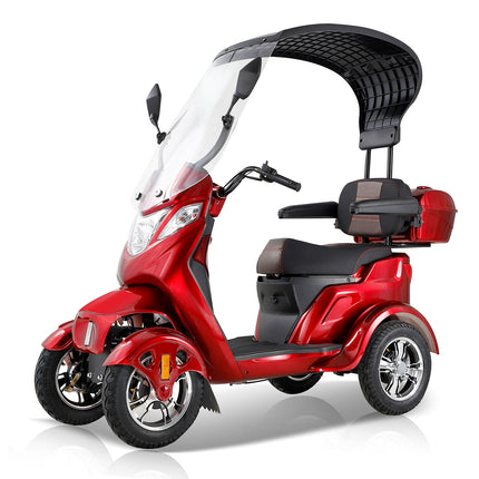 Mobility Scooters for Seniors and Adults,Powered Mobility Scooters with Multiple Storage Space,Recreational Electric Mobility Scooter, full LED Lighting