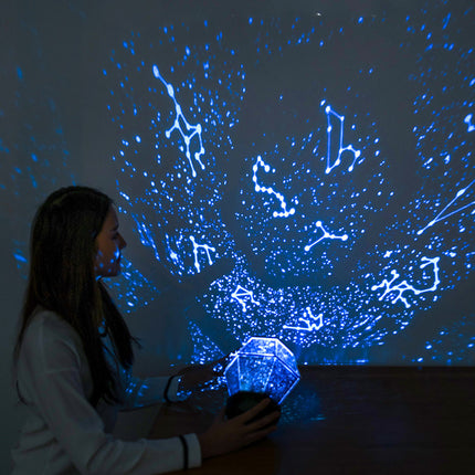 Children's rotating stars, dreamlike starlight night lights