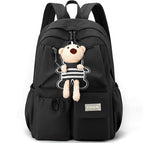 BJ9971 Double Shoulder Bag Black