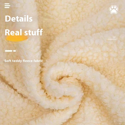 Plush L-shaped Cat Hammock Hanging Cat Nest Pet Products