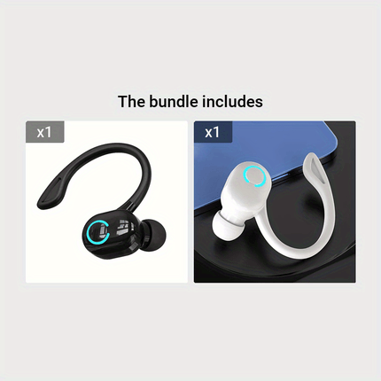 Wireless Earbud Headphones with Volume Control, HD Voice, and 10-Hour Battery Life