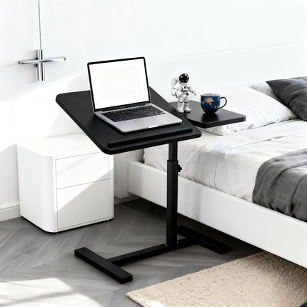Adjustable Height Office Computer Desk, Mobile Laptop Bedside Table/folding Desk