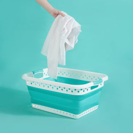Foldable Dirty Laundry Storage Basket Bathroom