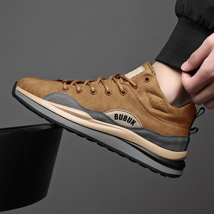 Durable PU Upper & Rubber Sole, Breathable Fabric Lining, Cushioned Comfort for Hiking
