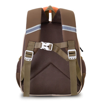 personalized large capacity backpack, stylish cartoon backpack, cute crab pattern, zipper closure