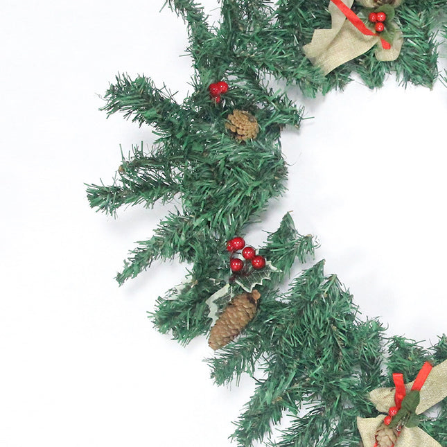 Green Christmas Rattan 1.8 Meters With Lights  Garland Hotel Decoration