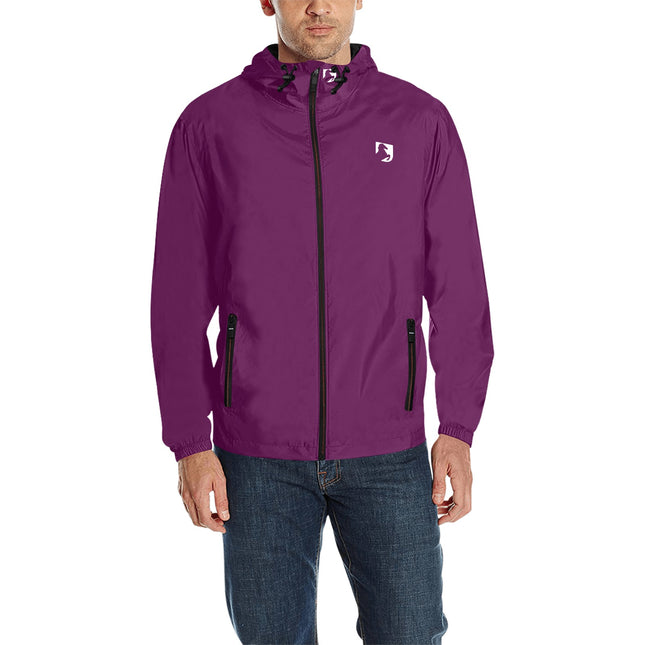 Men's All Over Print Quilted Windbreaker(Model H35)