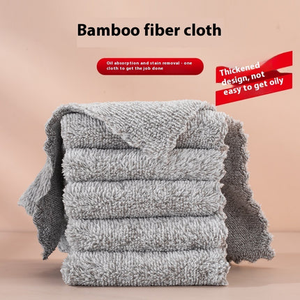 Bamboo Charcoal Thick Soft Absorbent Not Easy To Touch Oil Rag