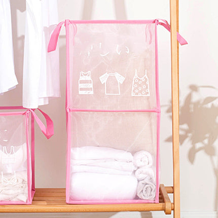 Dirty Clothes Basket Laundry Bathroom Storage Basket