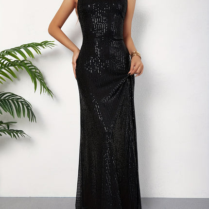 Wine Red Evening Gown with a Slim-Fit Design And a Strap Tie Belt (XT101X)