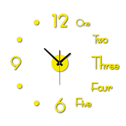 3D wall clock