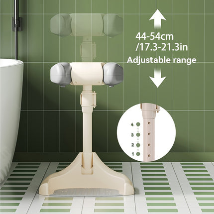 A Standing Bath Station for Children, Featuring a Non-Slip Design for Babies, Foldable And Height