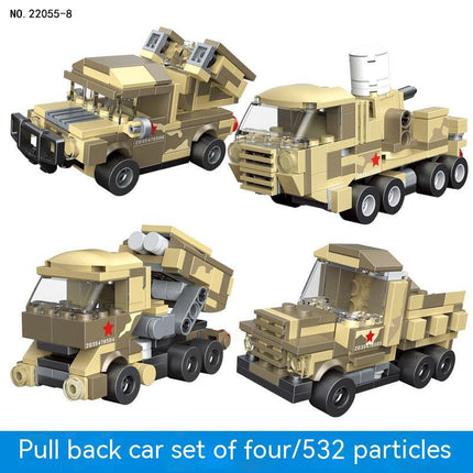 Building Block City Recycling Car Assembly Toy