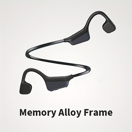 Wireless Sports Headphones with Bone Conduction, HD Calling, Noise Cancelling Voice Control,