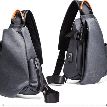 Men's Waterproof And Wear-resistant Casual One-shoulder Messenger Bag