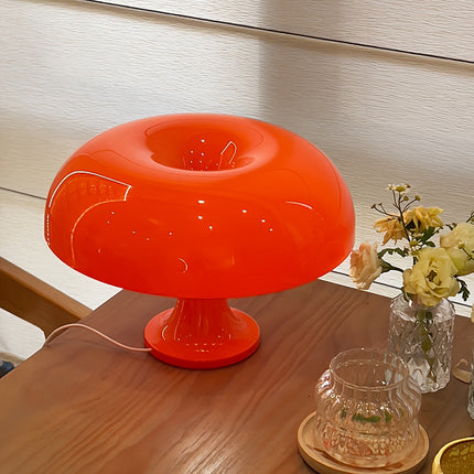 LED Mushroom Decoration Lighting Orange White Mushroom Modern Romantic Art Table Lamp