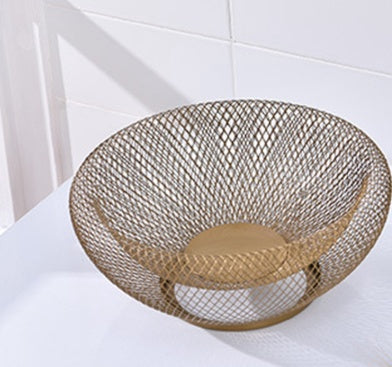 Iron Fruit Basket Simple Hollow Fruit Creative Basket