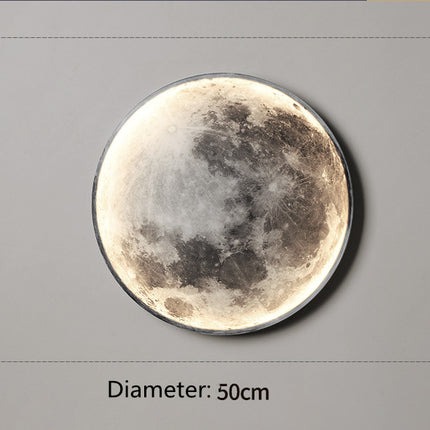 Moon LED Wall Light For Bedroom Kid's Room Foyer Living Room Coffee Bar Aisle Hallway Gallery Studyroom Loft Indoor Home Lights