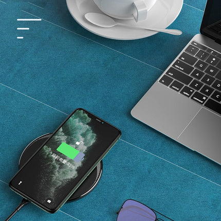 Mobile phone wireless disc charger