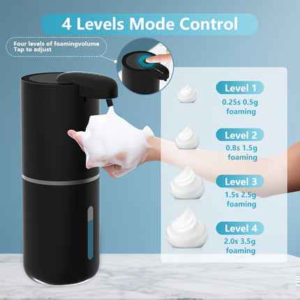 380ml Bathroom Liquid Dispenser Hand Soap Bottle Wall-Mounted Sensor-Activated Soap Dispenser
