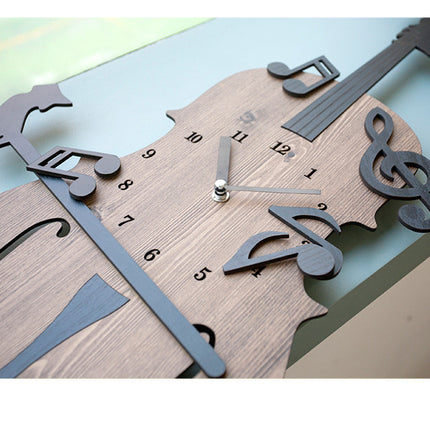 Adorn Clocks On Wooden Walls With Cute Cartoons