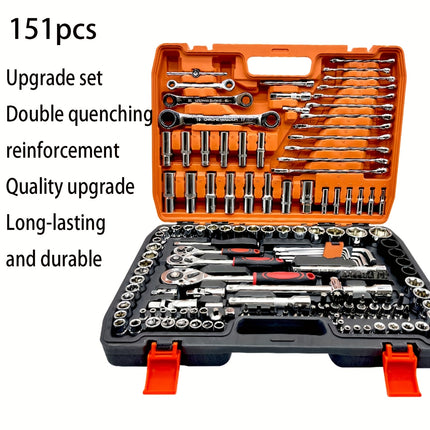 Tool Kit Set, Professional High-Quality Automotive Repair Tools - 46/53/61/82/151pcs