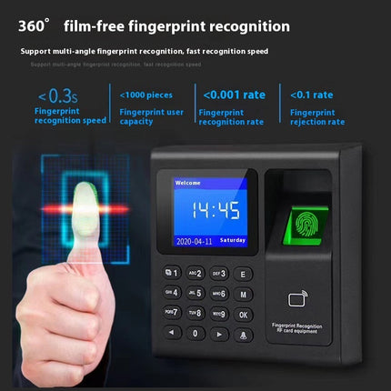 Fingerprint Attendance And Access Control System System USB Flash Disk Sensor Door Mute Smart Lock
