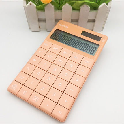 Date Time Tablet Button 12-Digit Solar Office Calculator