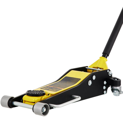 VEVOR Racing Floor Jack 3 Ton Dual Pump Lift Natural Aluminum