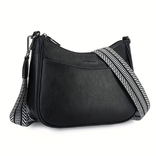 Everyday Shoulder Bag | Adjustable Strap Bag | Secure Zip Closure