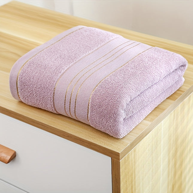 1 Cotton Bath Towel - Soft and Highly Absorbent, Lightweight and Portable, Suitable Travel