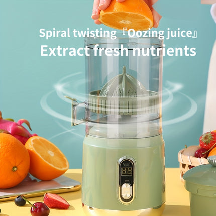 Juicer with Removable Pulp Separator - 0.5L Volume, Lithium Battery