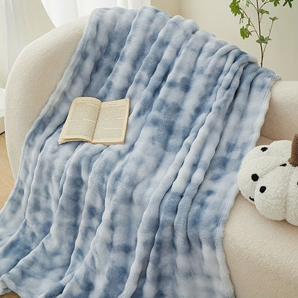 Blanket Ultra-Soft Thickened Fluffy Tie-Dye - Double-Sided Plush Bedding