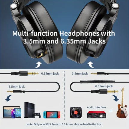Professional Studio & Gaming Headset with Boom Mic