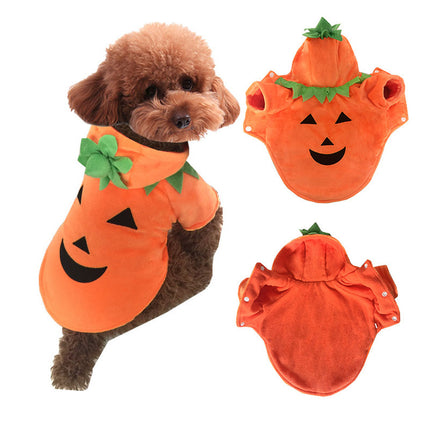 Halloween pet clothes pumpkin demon transformation costume