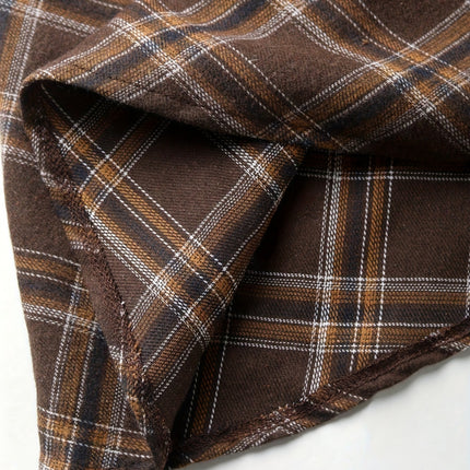 Elegant Plaid Skirt Fashionable Simple Design for Fall/Winter