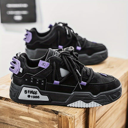 Low-Top Lace-Up Shoes with Cushioned Insole
