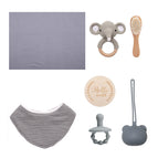 grey / Soothing pacifier+bathing set