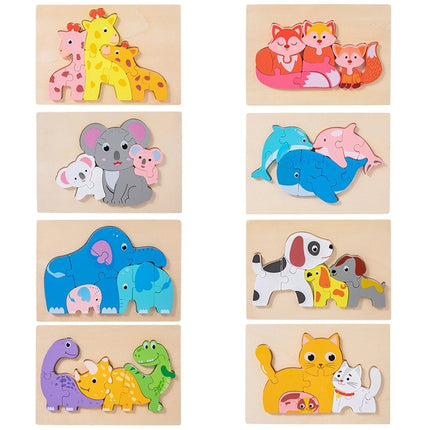 Children's Large 3D Puzzle Model Wooden Puzzle