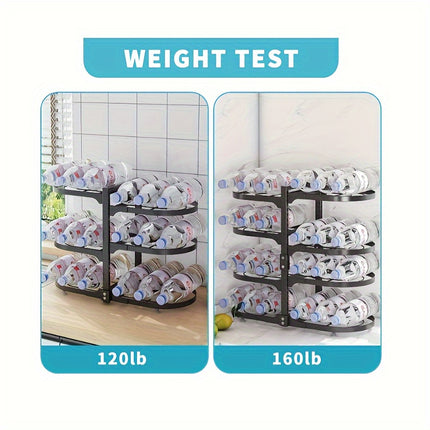 8 Tier Pots and Pans Lid Organizer Rack Holder, Adjustable Pot Organizer Rack for Under Cabinet