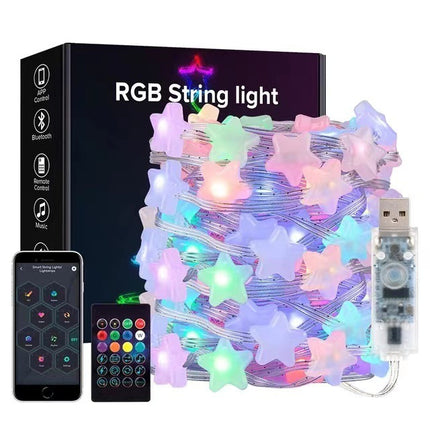 Ball Rubber-covered Wire Holiday Decoration Point Control Atmosphere Colored Lights