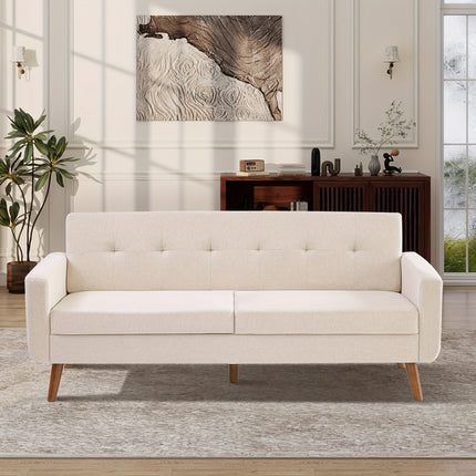 Sofa, Mid Century Modern Style Love Seat Couches for The Living Room, Button Tufted