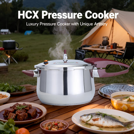 26cm 9L Optional 1600g Triple-Layer Stainless Steel Pressure Cooker for Home and Commercial Use