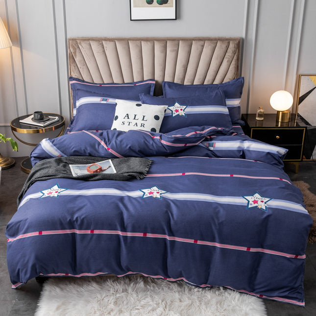 Four piece set of pure cotton wool