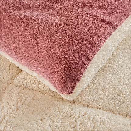 1pc Thick Quilted Comforter Insert - Ultra Soft Breathable Polyester, Machine Washable