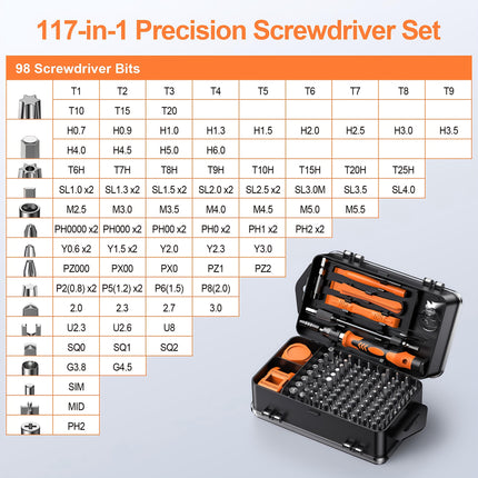 1 Set Repair Tool Kit Compatible for Computer, MacBook, Laptop & Glasses Repair