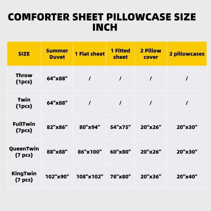 Cosybay 1pcs/2pcs/7pcs Large Comforter Set King size,