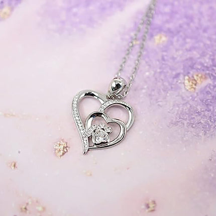 Women's Personalized Cat's Paw Love Necklace